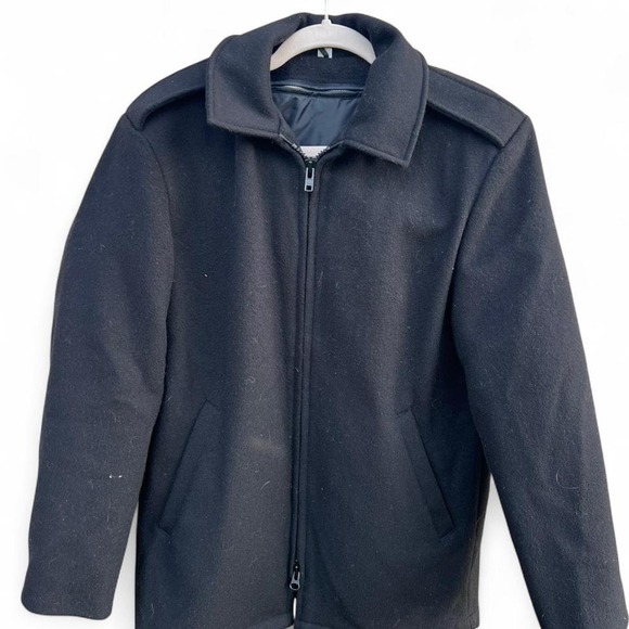 Flying Cross Wool Blend Jacket Military Style Coat Black Size‎ 34L - Picture 1 of 6